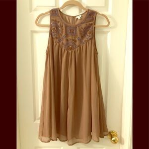 En Creme embroidered dress